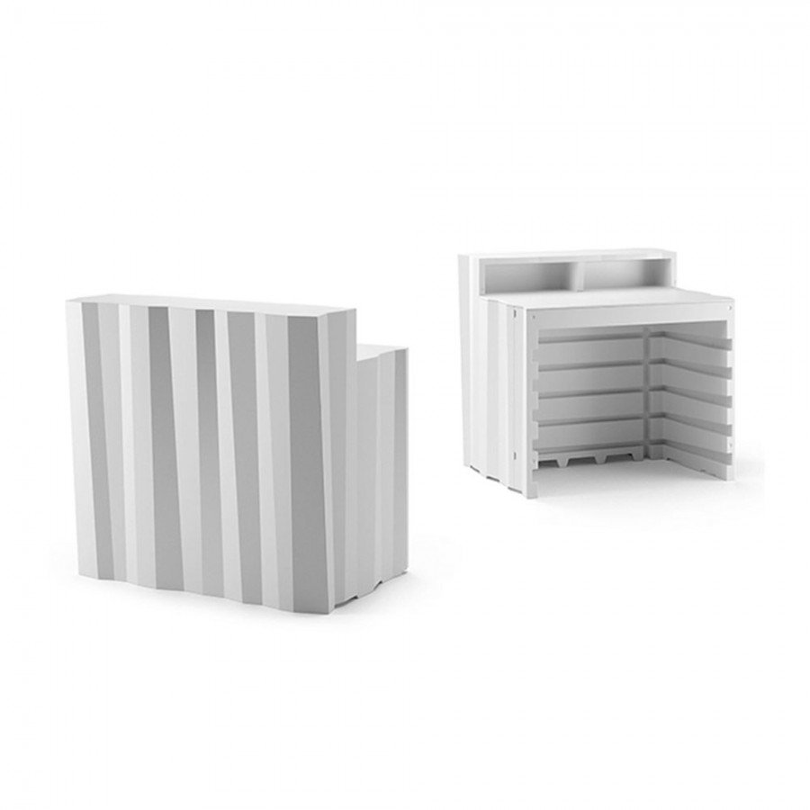 Element central cu iluminare din polietilena Plust, Frozen Desk Large